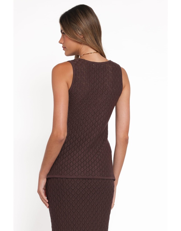 Petal & Pup - Asplie Knit Top - Espresso