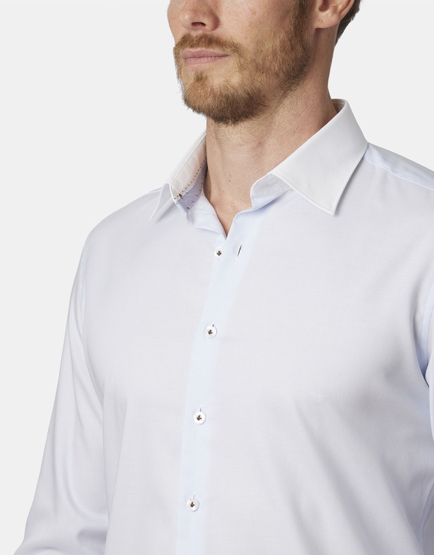 Abelard - Toulon Dobby White Trim Slim Fit Shirt