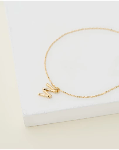 Zahar - Letter W Necklace