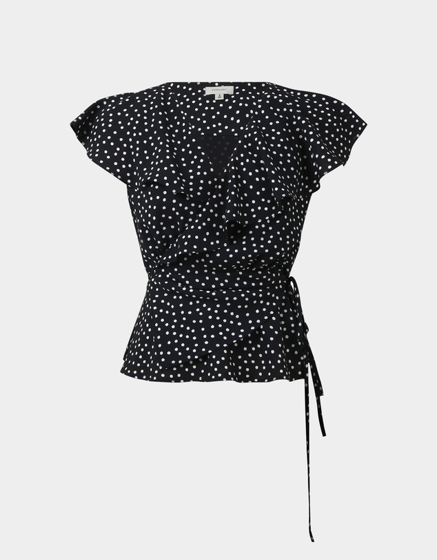 Forcast - Jules Ruffle Wrap Blouse