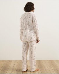 Atmos&Here - Cotton Hearts Long PJ Set