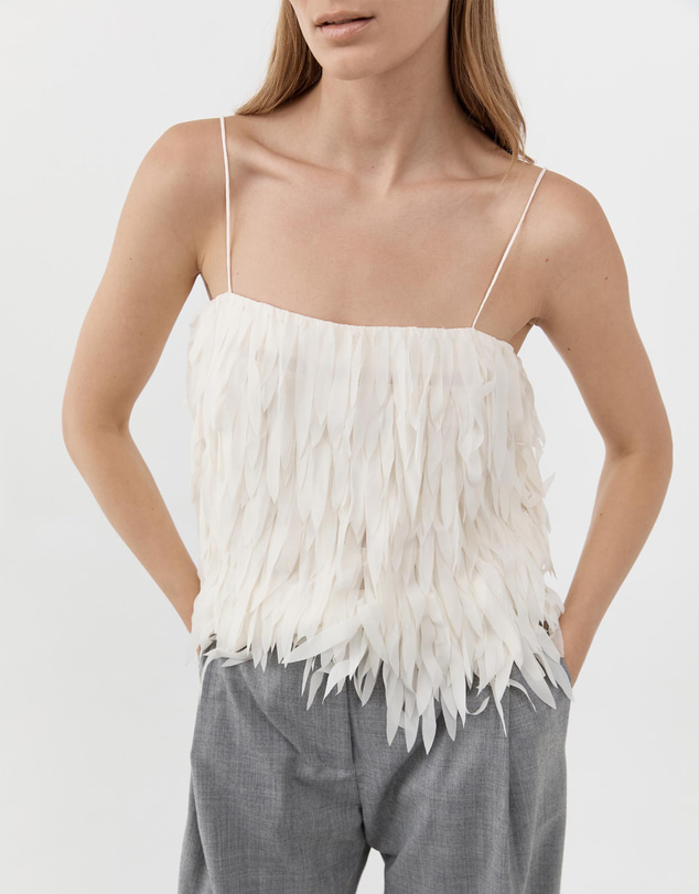 St. Agni - Fringe Tie Top