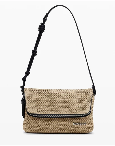 Desigual - Raffia crossbody bag