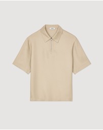 Sandro - Chemise Polo Zip Shirt