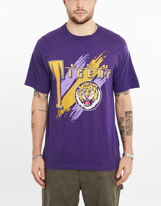 Vintage by The Real Deal - Pre Loved - Vintage 90s NCAA LSU Tigers Tee