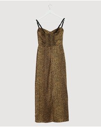 Revibe - Repaired Reformation Stormi Satin Dress - AU 8