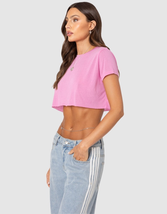 EDIKTED - Seville Cropped T Shirt