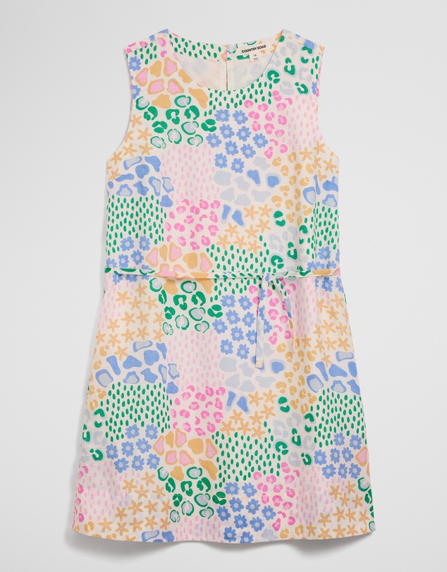 Country Road - Teen Sleeveless Print Shift Dress