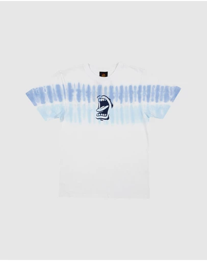 Santa Cruz - Screaming Mouth Mono Strip Fro Tee - Teens