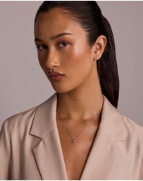 Michael Hill - Lume Lab Round Pendant with 0.10 Carat TW of Laboratory-Grown Diamonds in Sterling Silver