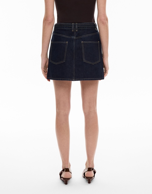 Witchery - Denim Belt Mini Skirt