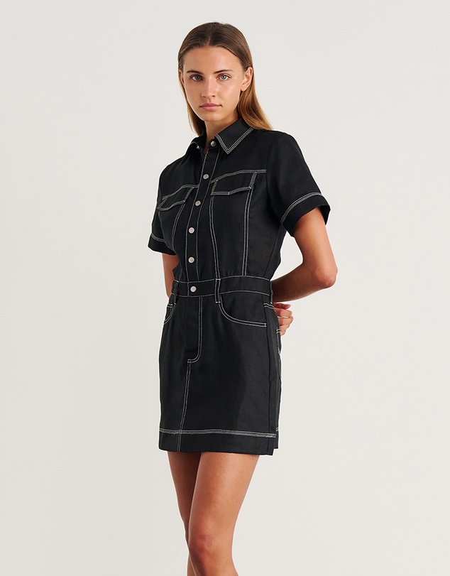 Jag - Stitch Cargo Mini Dress