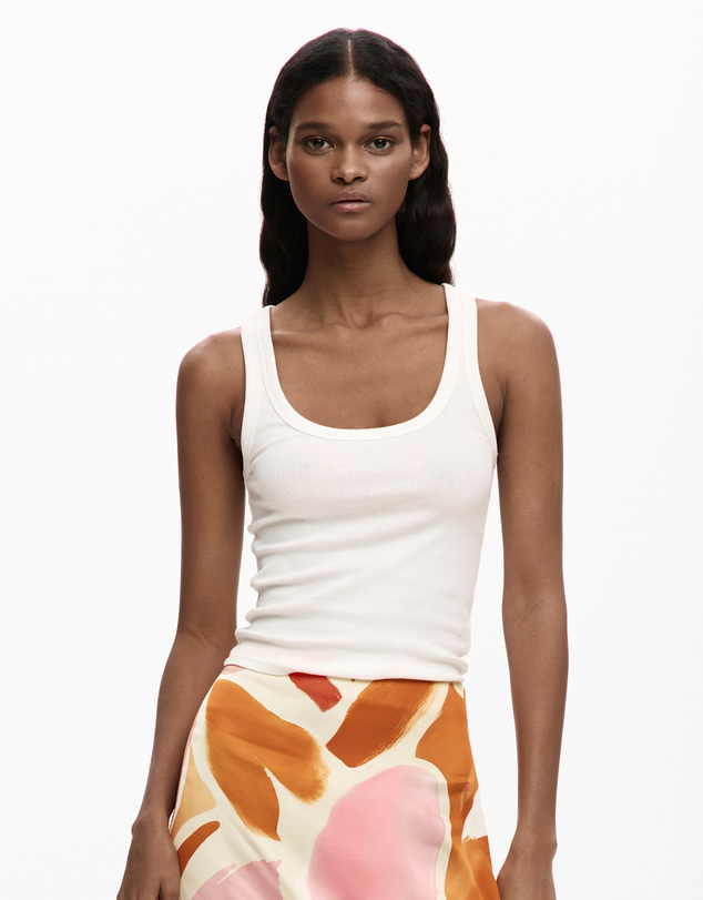 Desigual - Asymmetric petal skirt