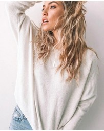 Esther & Co - Joansy Knit - White