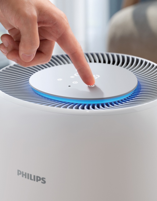 Philips - PureProtect Air Purifier 2200 Quiet Series for Medium Rooms