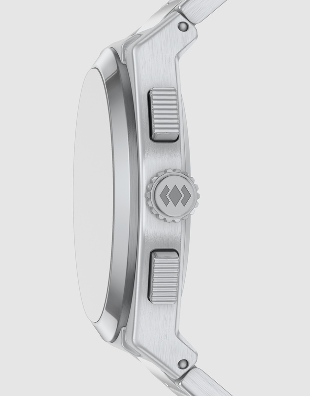 Fossil - Everett Silver Tone Chronograph Watch