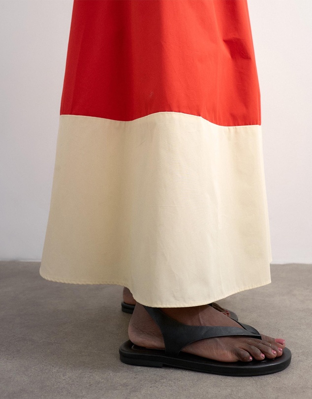 TOPSHOP - Maya Colour Block Skirt