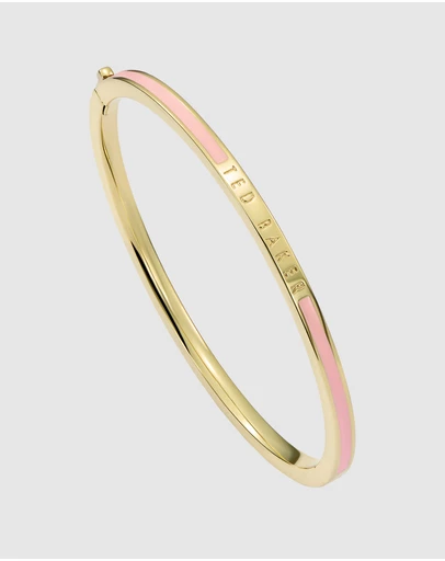 Ted Baker - ROLEY: Classic Colour Enamel Slim Bangle Bracelet