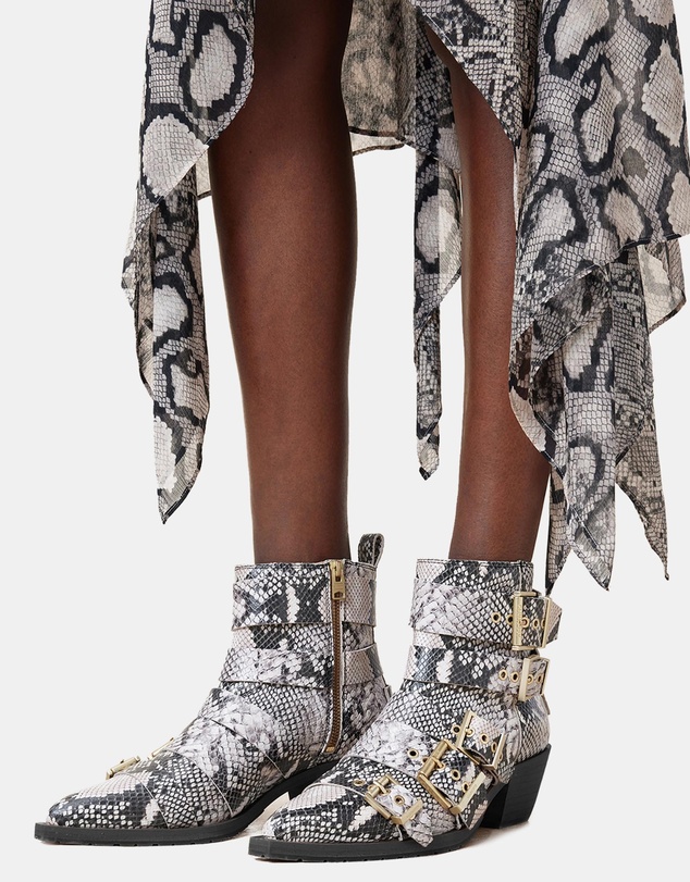 AllSaints - Jane Multi Buckle Boots - Women's