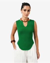 Forcast - Noemi Split Neck Tank