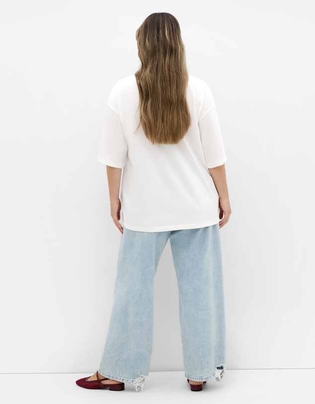 City Chic - Oversized Outlaw Tee