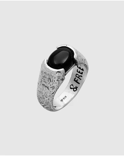 Haze & Glory - ICONIC EXCLUSIVE - Liberty Ring in Oxidised 925 Silver