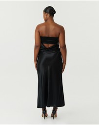Third Form - Satin Drape Bustier