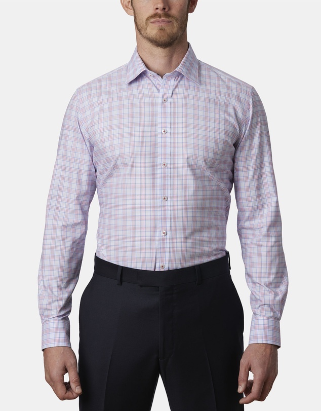 Abelard - Cap Ferrat Check Slim Fit Shirt