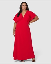Pink Dusk by Curve Project - Scorching Maxi Dress