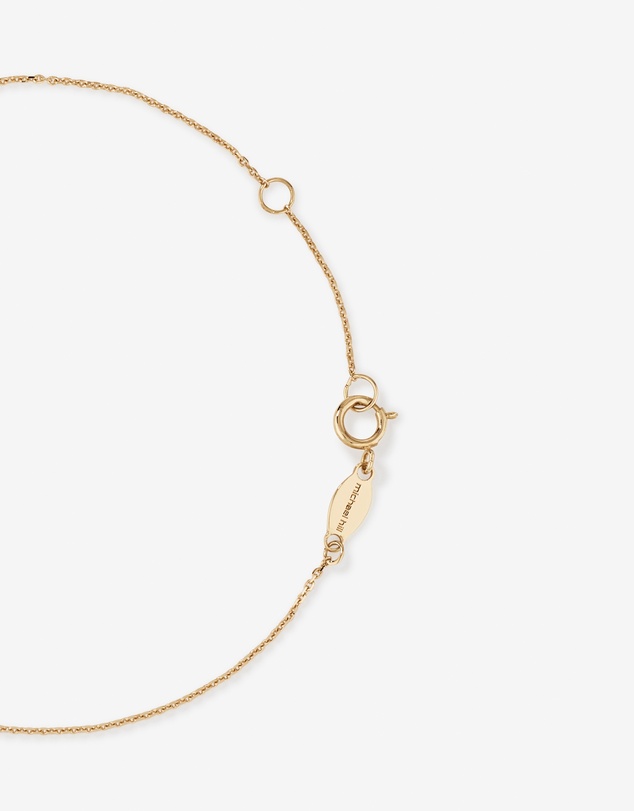 Michael Hill - 19cm Heart Slider Bracelet in 10kt Yellow Gold