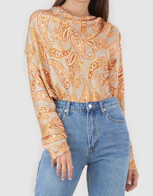 Amelius - Indira Paisley Long Sleeve Top