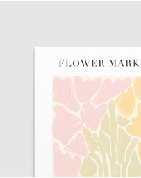 Olive et Oriel - Flower Market La Palma Art Print