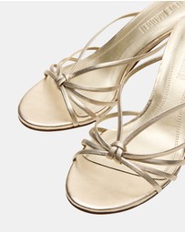 Steve Madden - Edna Champagne Leather Heels