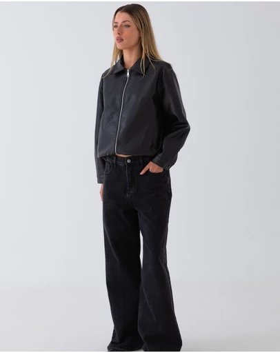 Style Addict - Lex Faux Leather Jacket