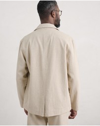 Seasalt - Seasalt Cornwall White Messack Jacket