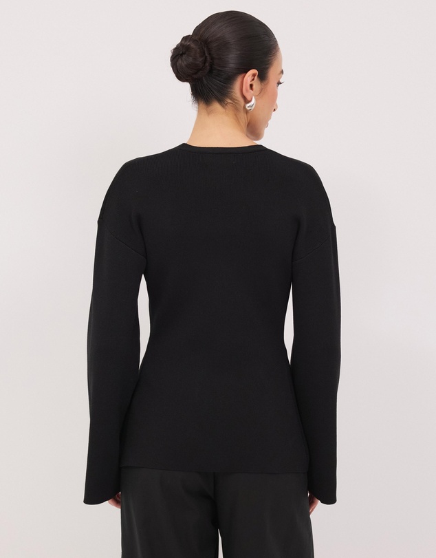 Calli - Tiarne Flared Knit Cardigan