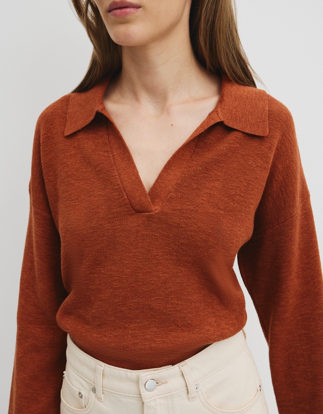 Country Road - Cotton Linen Long Sleeve Knit