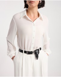 David Lawrence - Essie Leather Belt