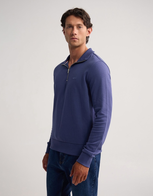 Oxford - Wyatt Zip Neck Sweatshirt