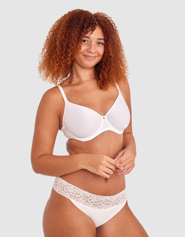 Bras N Things - Pure Body Full Cup Bra - White