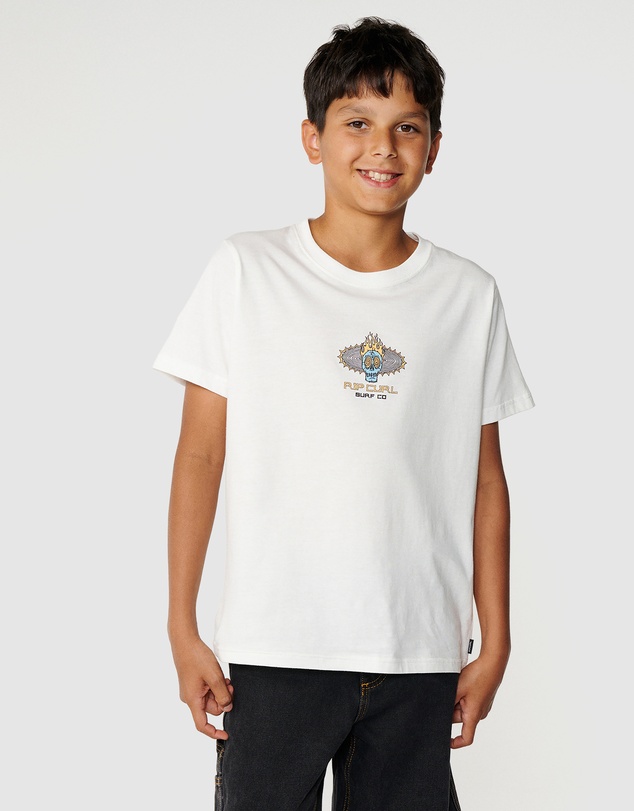 Rip Curl - New Cosmic Skull Tee - Teens