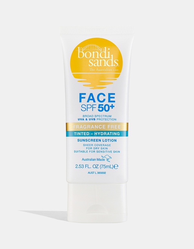 Bondi Sands - SPF 50+ Fragrance Free Hydrating Tinted Face Lotion 75ml