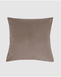 Bambury - Euro Pillowcase Velvet Almond