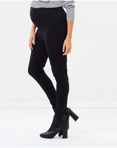 Angel Maternity - Maternity Fitted Slim Work Pants