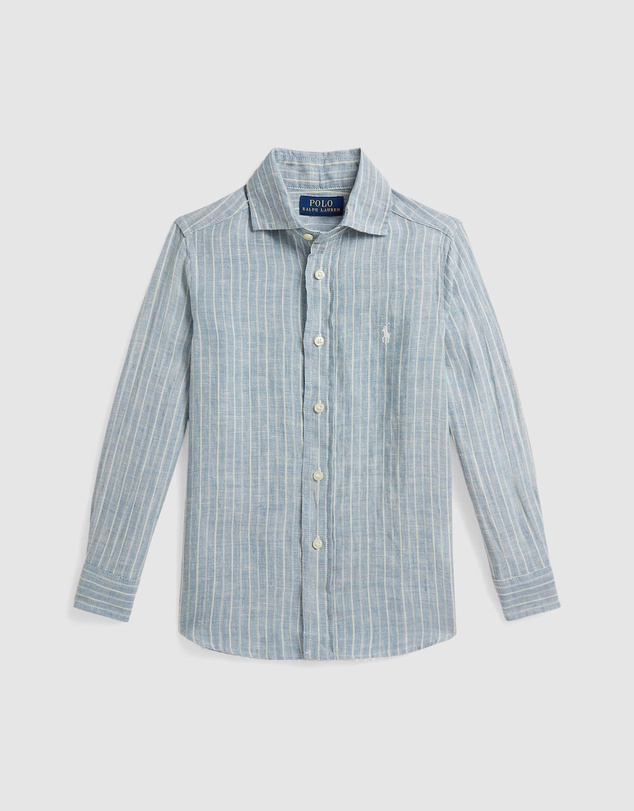 Polo Ralph Lauren - Striped Linen Shirt - Babies-Kids