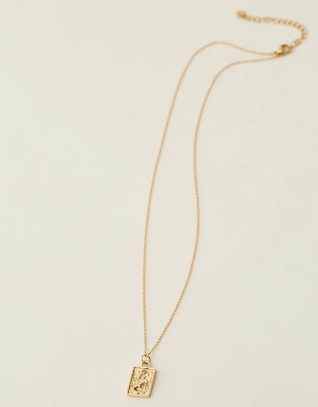 Carly Paiker - Sagittarius Star Sign Zodiac Tag Necklace