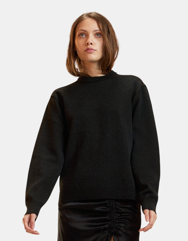 Cynthia Rowley - Metallic Knit Crewneck
