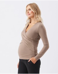 Ripe Maternity - Luxe Knit Embrace Nursing Top