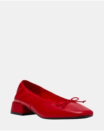 Steve Madden - Pricilla Red Leather Heels