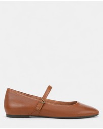 Vionic - Alameda Mary-Jane Flat - Tan